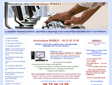 Tablet Screenshot of depannage-informatique-dijon.com
